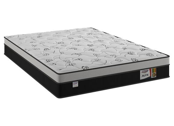 Colchão Queen Plumatex de Mola Ensacada 22x158x198cm Alfa