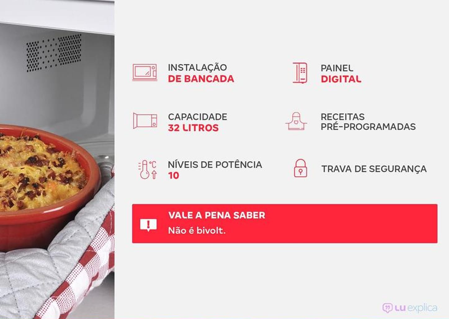 Micro-ondas Brastemp 32L Espelhado - BMS46AR