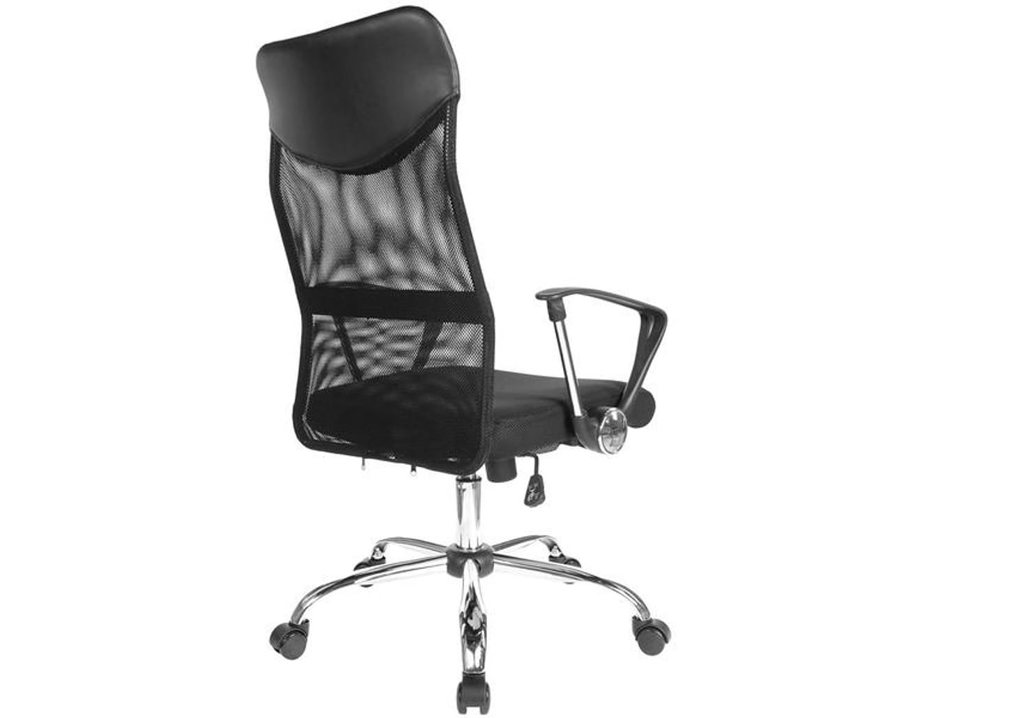 Cadeira de Escritório Presidente Giratória Preta PRE-004