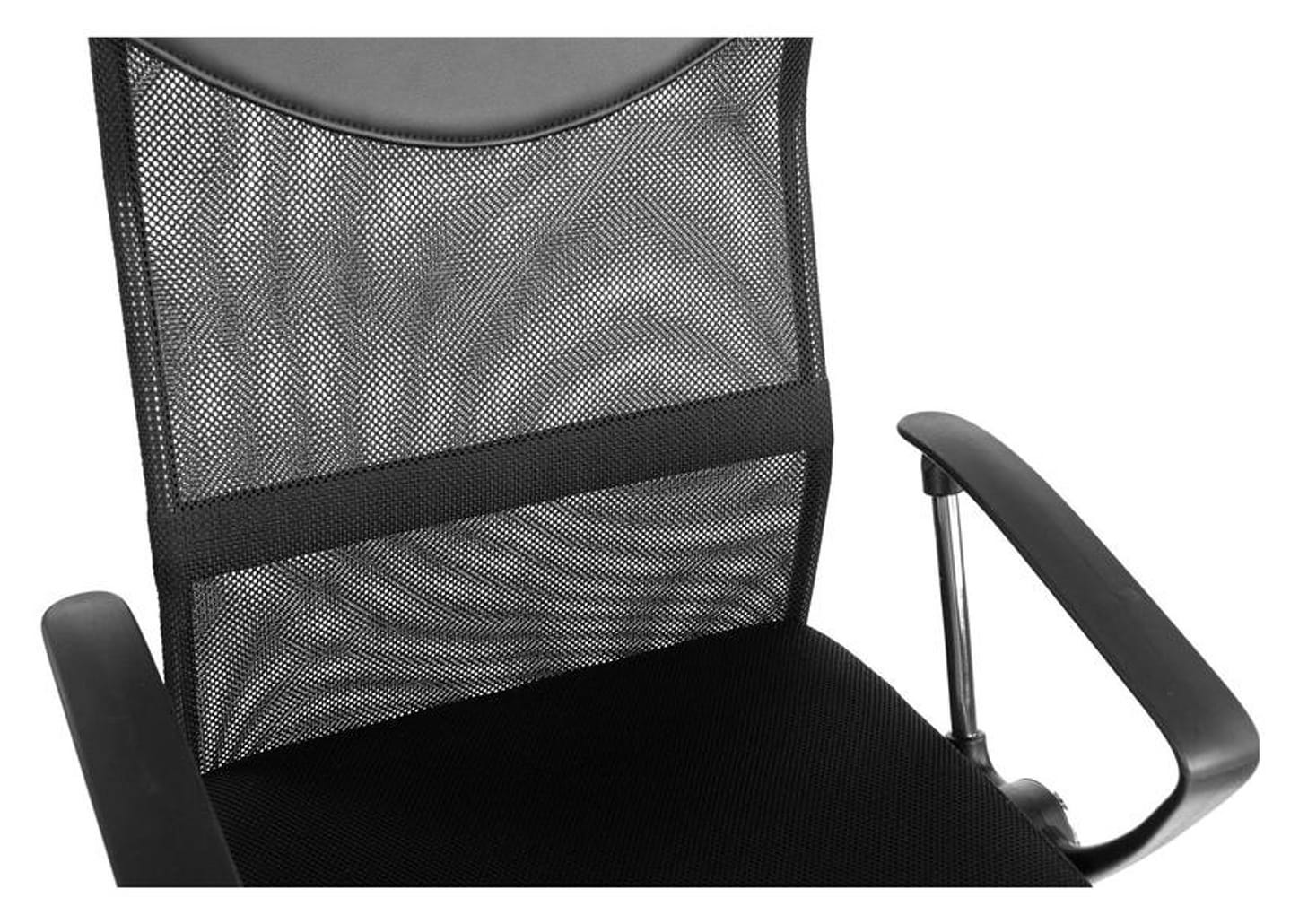 Cadeira de Escritório Presidente Giratória Preta PRE-004