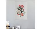 Placa Decorativa MDF Love Flowers 30x44cm - Design Up Living