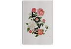 Placa Decorativa MDF Love Flowers 30x44cm - Design Up Living