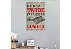 Placa Decorativa MDF Open Bar Costela 30x44cm - Design Up Living