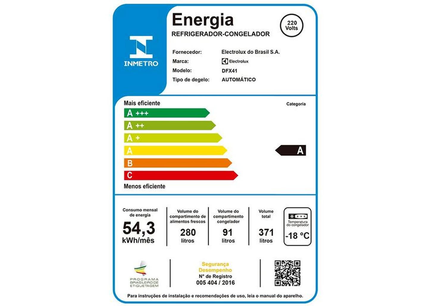 Geladeira/Refrigerador Electrolux Frost Free Inox - Duplex 371L DFX41