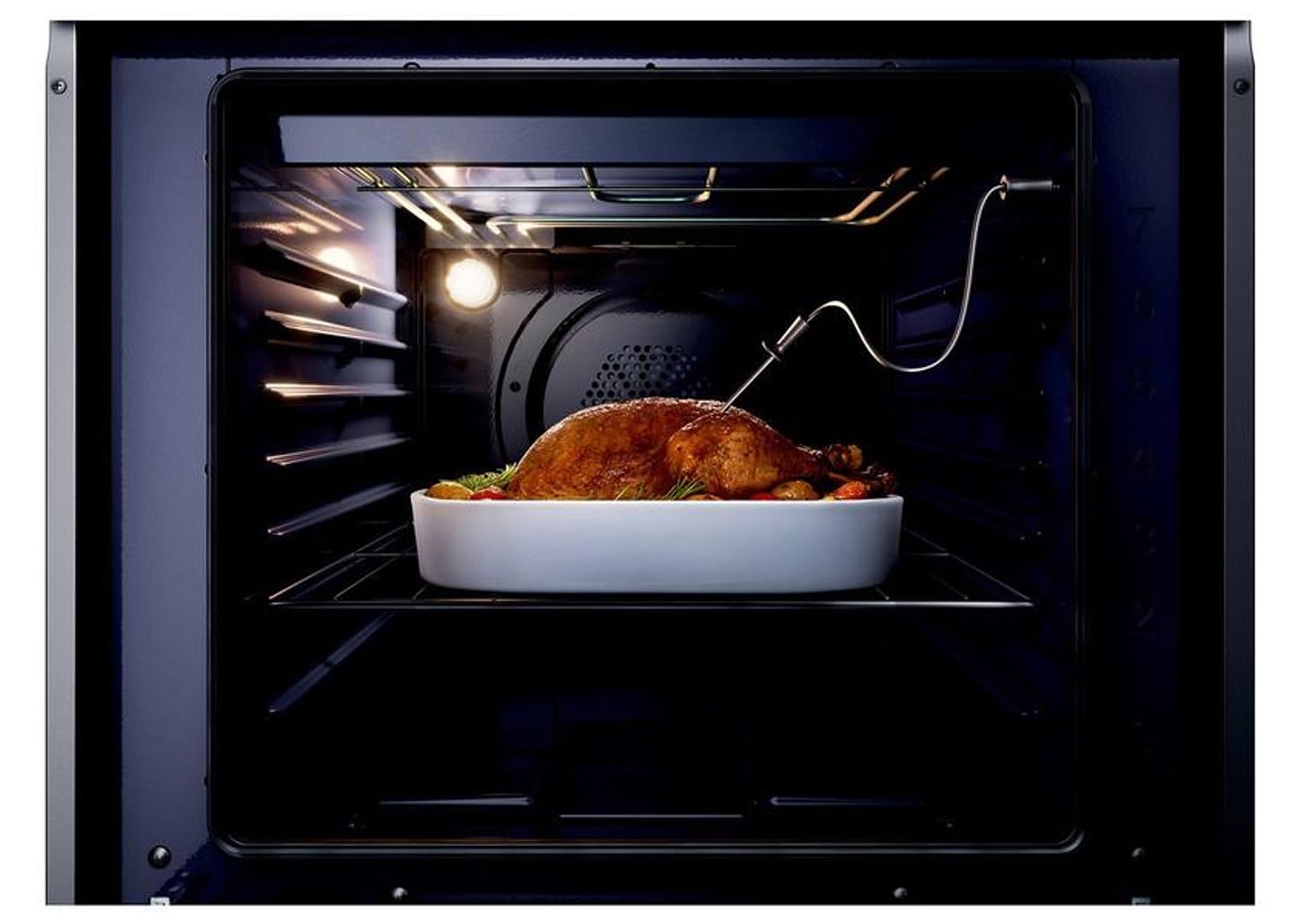 Forno a Gás de Embutir Brastemp de Convecção Grill - Inox com Timer 78L BOH84AR