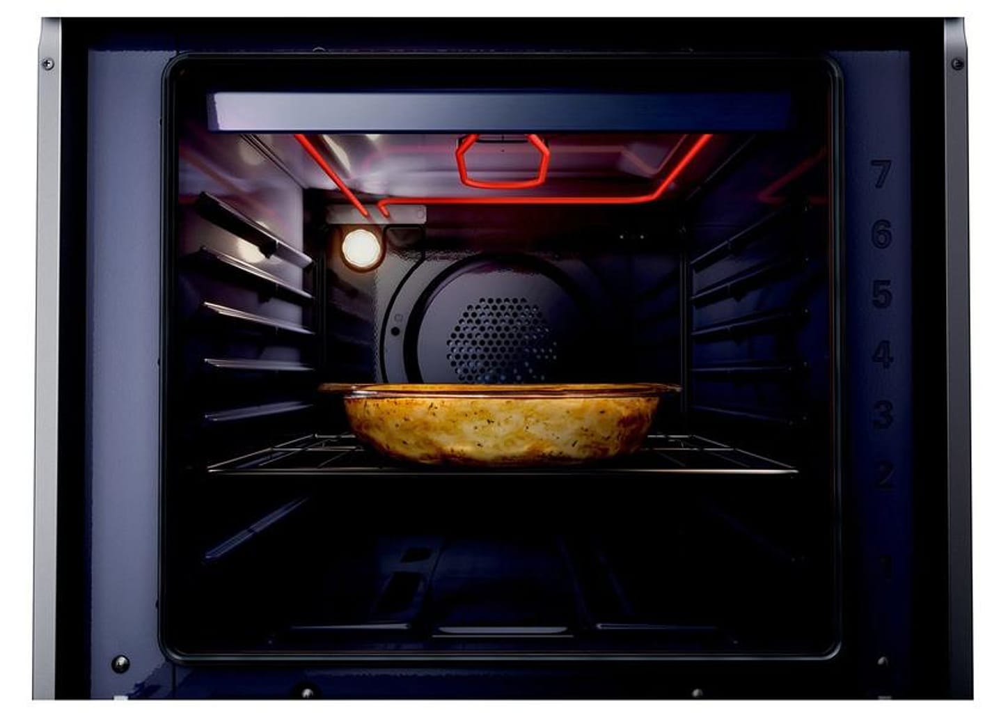 Forno a Gás de Embutir Brastemp de Convecção Grill - Inox com Timer 78L BOH84AR