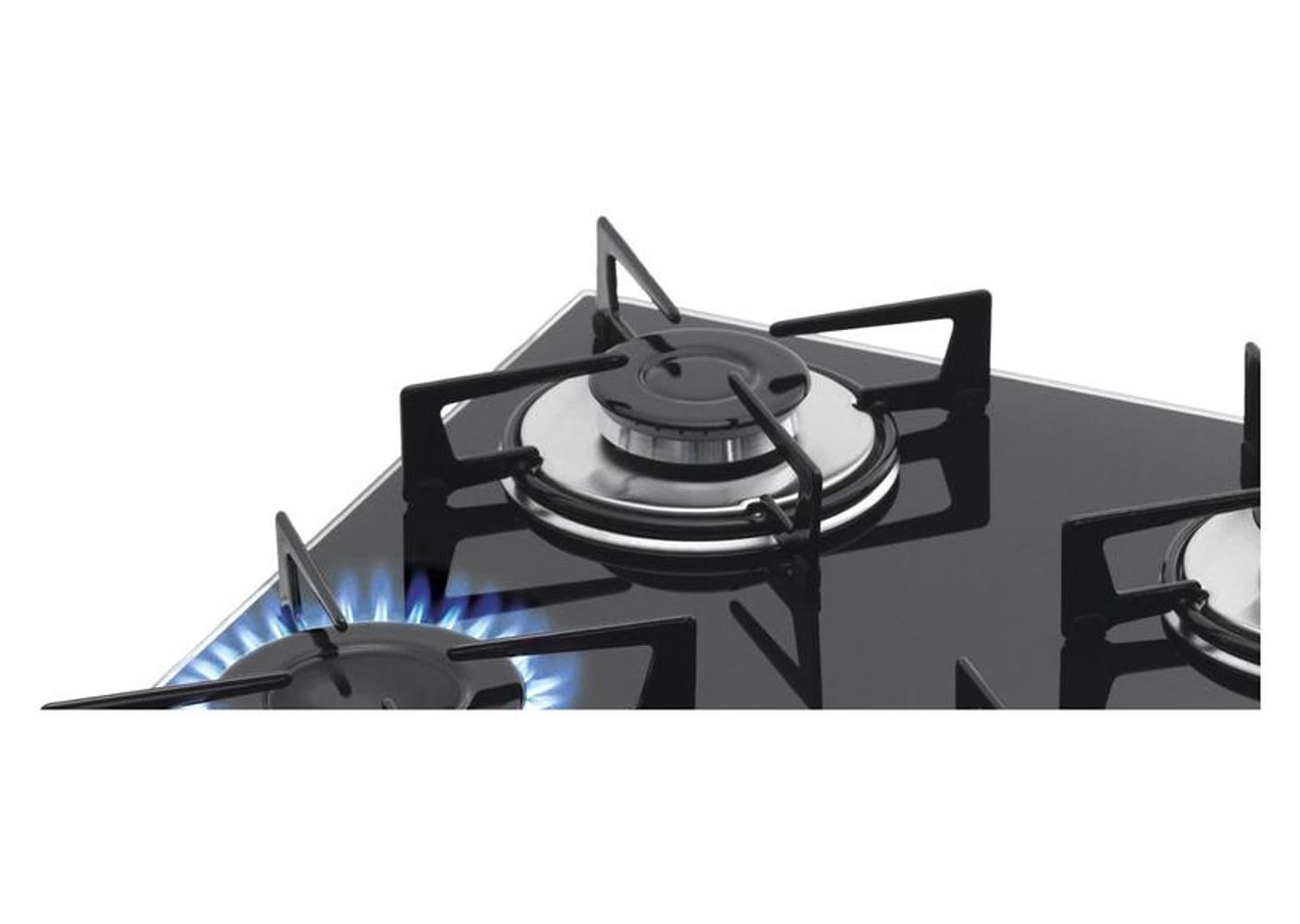 Cooktop 4 Bocas Fischer Preto a Gás GLP 1519