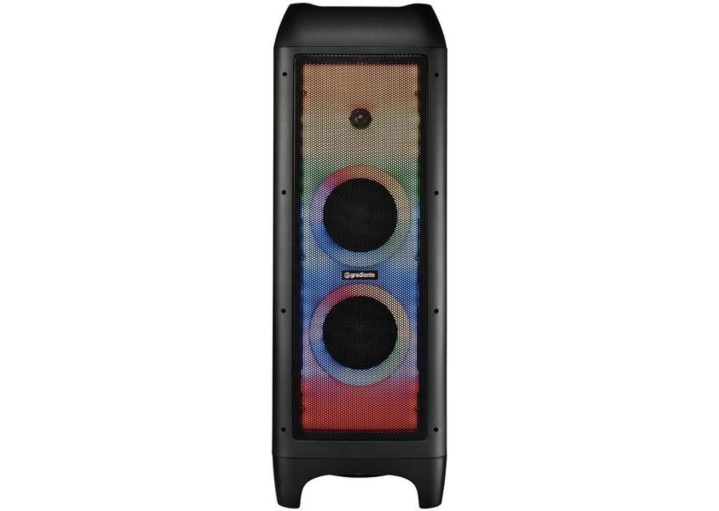 Caixa de Som Gradiente Extreme Colors Full Led - GCL106 Bluetooth Amplificada 1500W