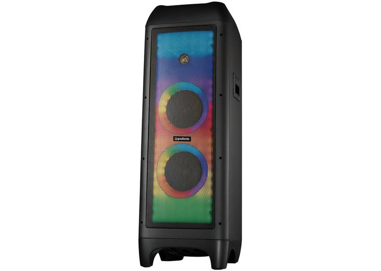 Caixa de Som Gradiente Extreme Colors Full Led - GCL106 Bluetooth Amplificada 1500W