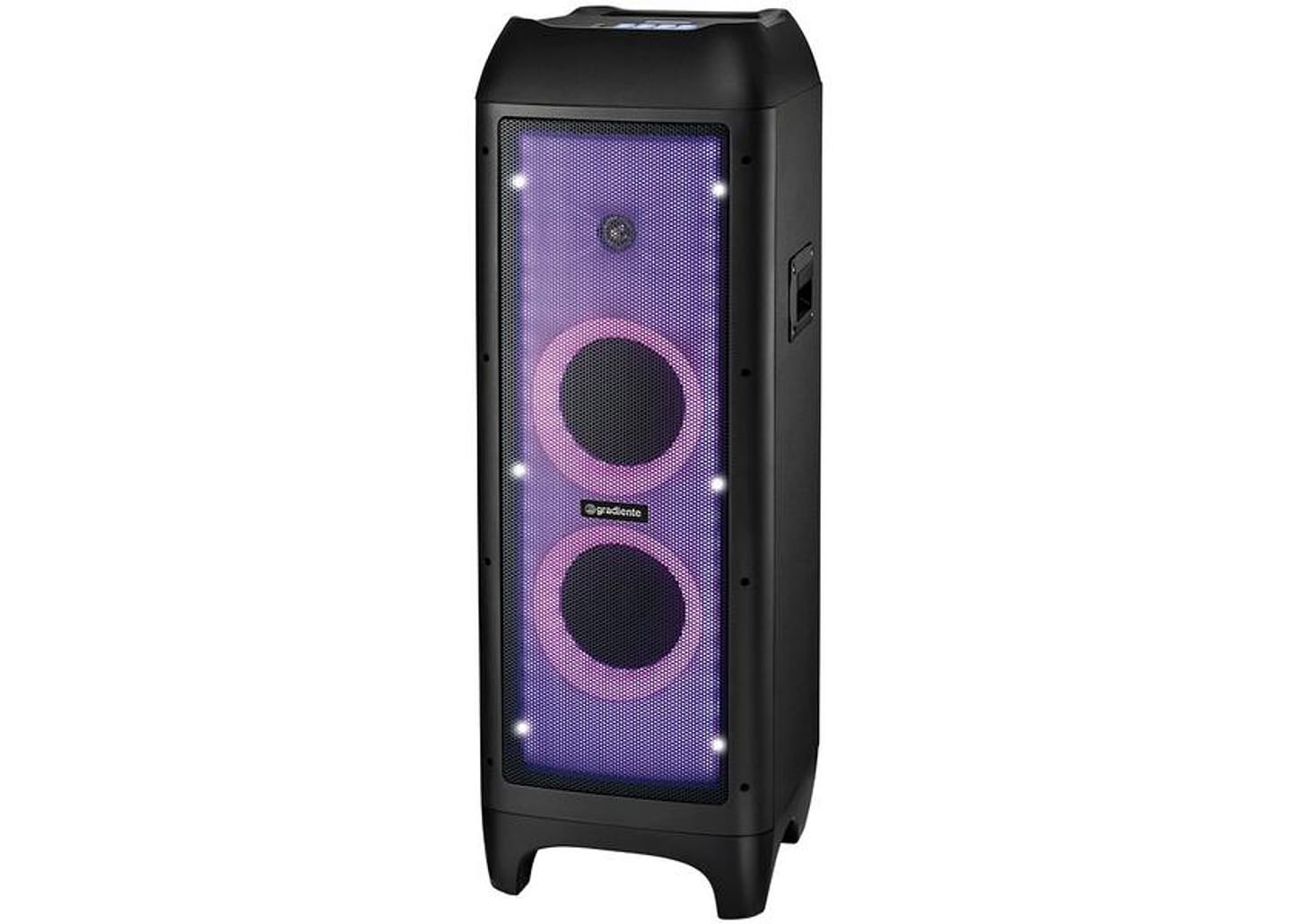 Caixa de Som Gradiente Extreme Colors Full Led - GCL106 Bluetooth Amplificada 1500W