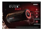 Caixa de Som Bluetooth Amvox Duo X Portátil - Amplificada 20W