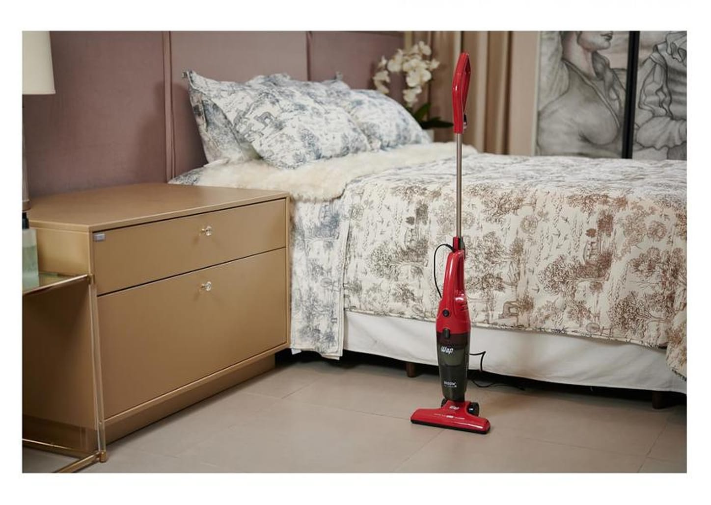 Aspirador de Pó Vertical WAP High Speed 2 em 1 Bico Múltiplo