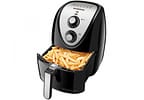 Fritadeira Elétrica sem Óleo/Air Fryer Mondial - Grand Family Inox AFN-50-BI Preto 5L com Timer
