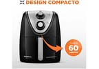 Fritadeira Elétrica sem Óleo/Air Fryer Mondial - Grand Family Inox AFN-50-BI Preto 5L com Timer