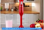 Mixer Mondial Vermelho 200W Pratic - M-15-R Acionamento Liga e Desliga