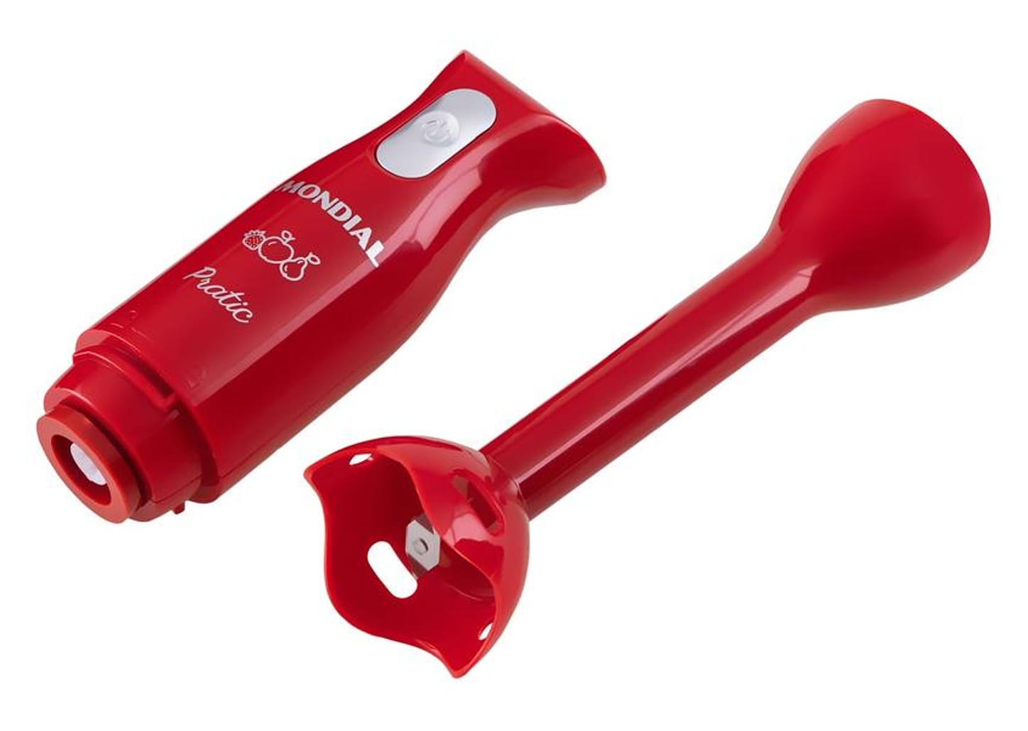 Mixer Mondial Vermelho 200W Pratic - M-15-R Acionamento Liga e Desliga
