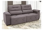 Sofá Retrátil Reclinável 4 Lugares Suede Moviment Grazzia Linoforte
