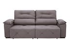 Sofá Retrátil Reclinável 4 Lugares Suede Moviment Grazzia Linoforte