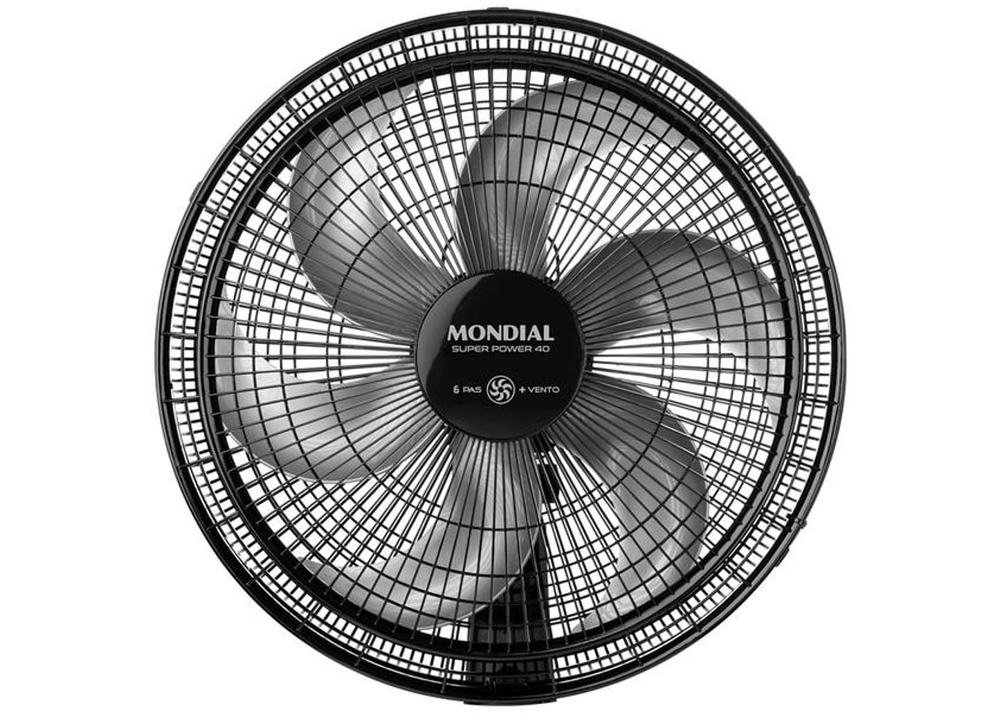 Ventilador de Mesa Mondial Super Power VSP-40-B 40cm 3 Velocidades