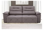 Sofá Retrátil Reclinável 4 Lugares Suede Moviment Grazzia Linoforte