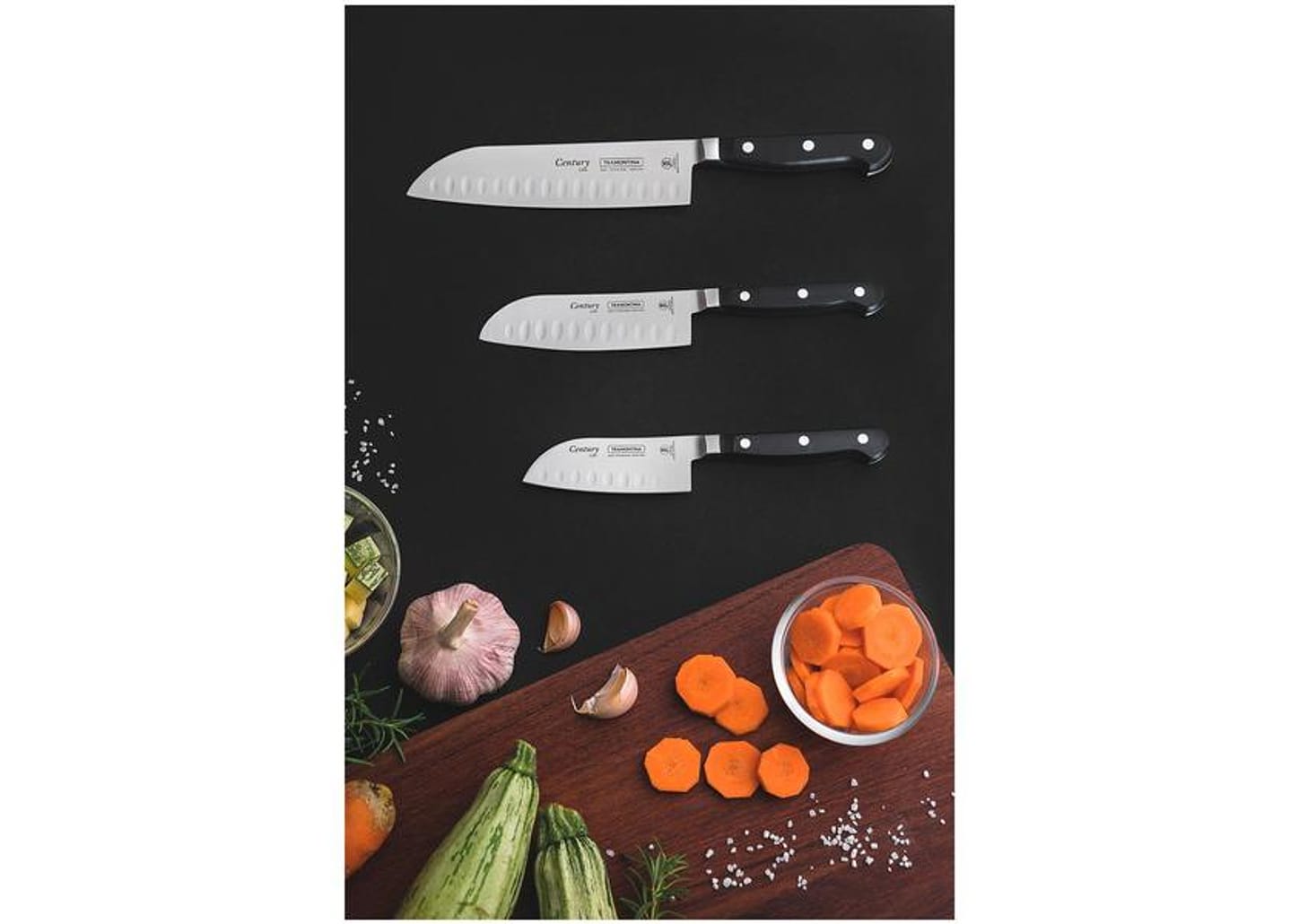 Faca Tramontina Inox 7” Century - Santoku