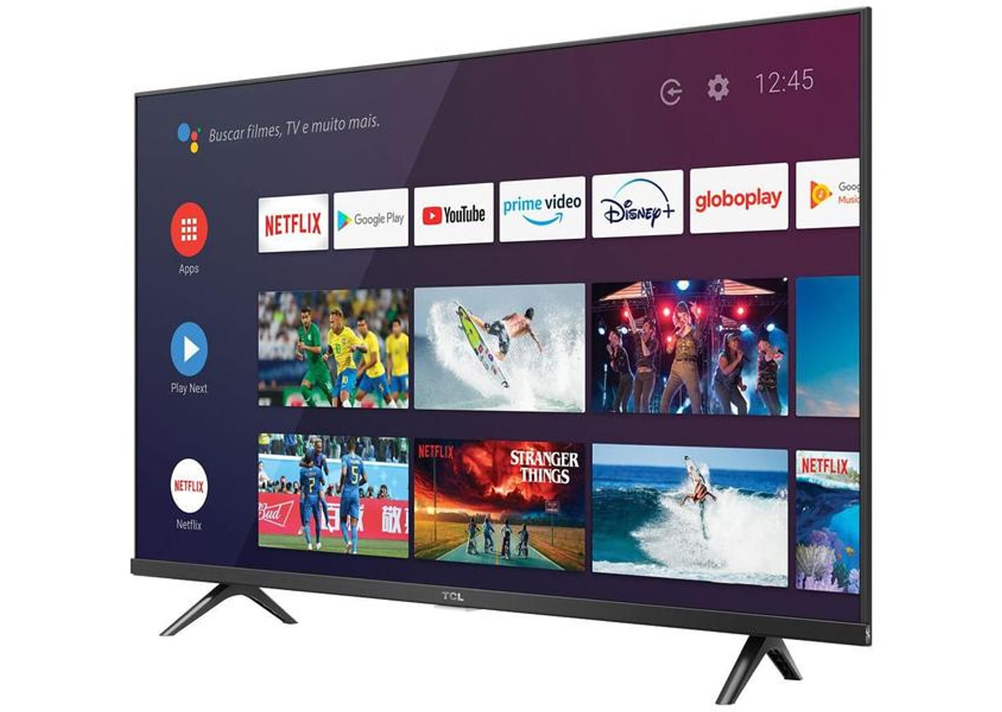 Smart TV 40” Full HD LED TCL S615 VA 60Hz Android - Wi-Fi e Bluetooth HDR Google Assistente 2 HDMI