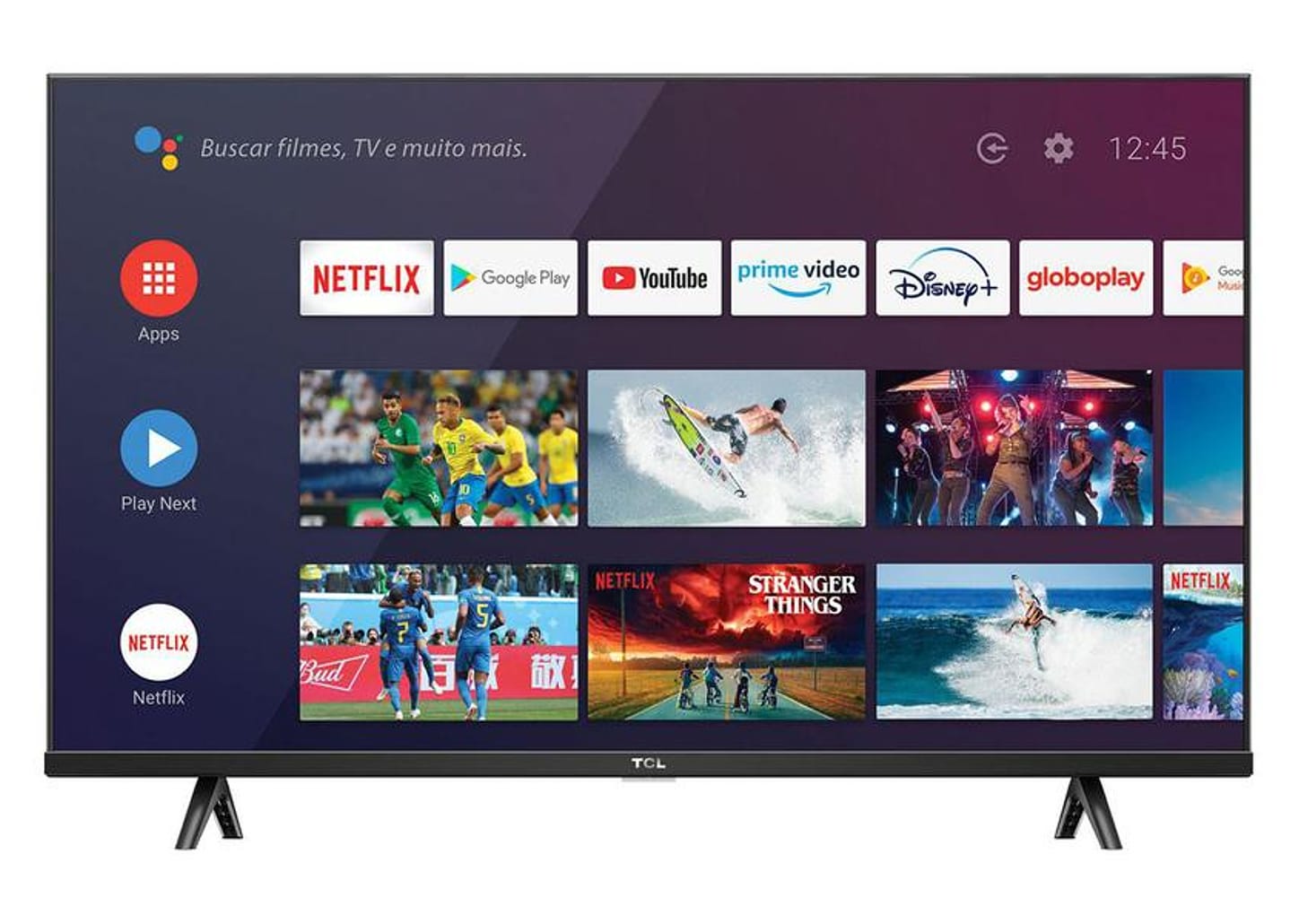 Smart TV 40” Full HD LED TCL S615 VA 60Hz Android - Wi-Fi e Bluetooth HDR Google Assistente 2 HDMI
