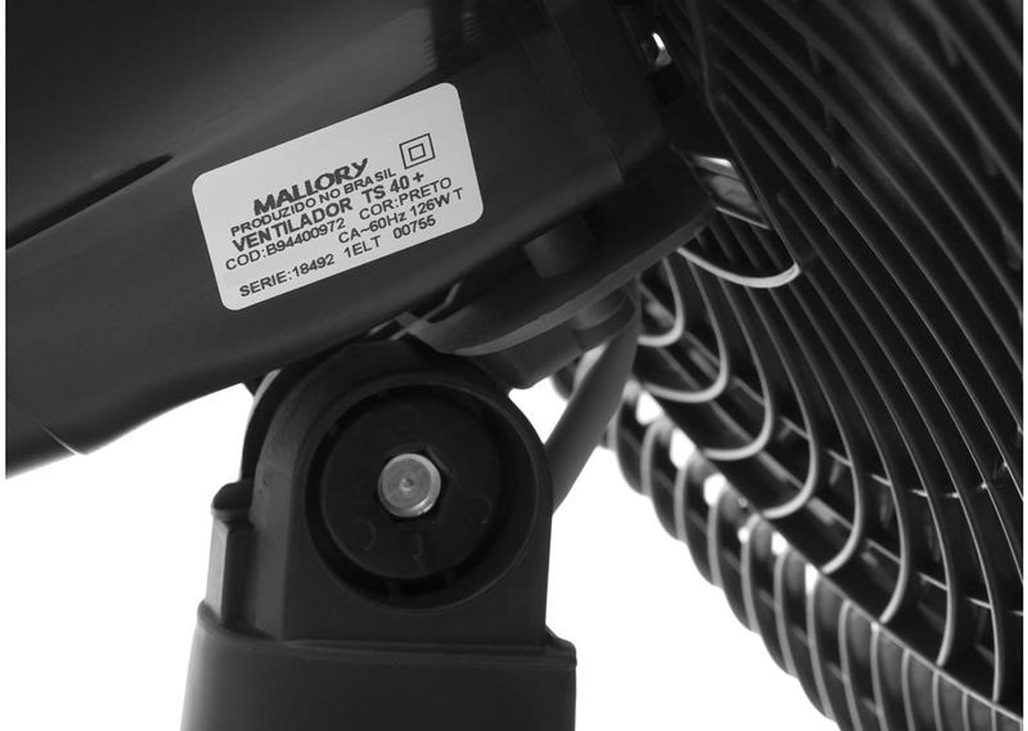 Ventilador de Mesa Mallory TS40+ 40cm 3 Velocidades