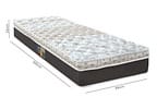 Colchão Solteiro Castor Mola Ensacadas/Pocket 88x188cm Sleep Class One Face