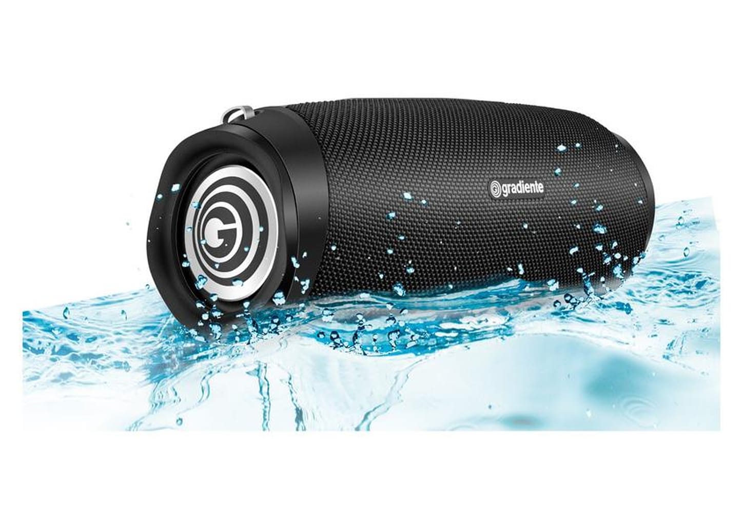Caixa de Som Gradiente Aqua Powerful Bluetooth - Portátil 30W à Prova de Água com Microfone