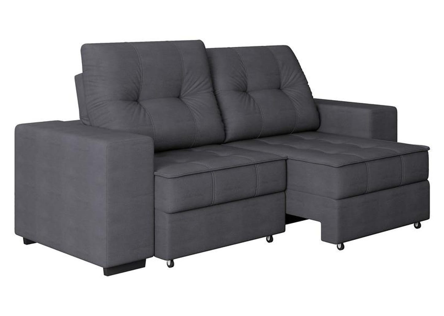 Sofá Retrátil Reclinável 3 Lugares Suede Moviment Artesano Linoforte