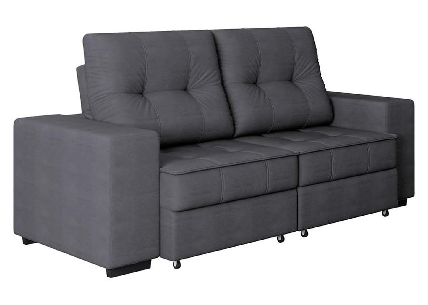 Sofá Retrátil Reclinável 3 Lugares Suede Moviment Artesano Linoforte