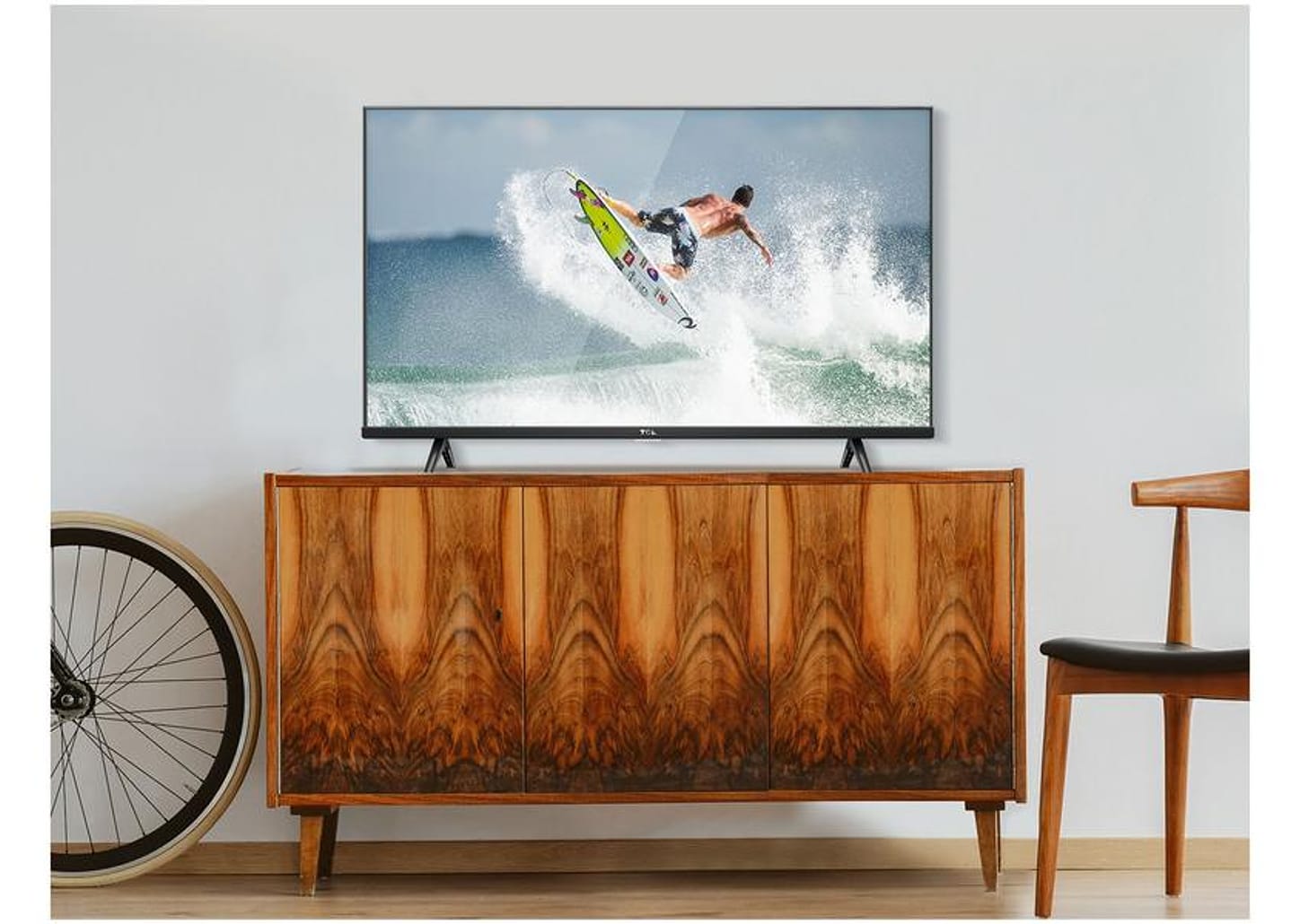 Smart TV 43” Full HD LED TCL Android TV 43S615 - VA Wi-Fi Bluetooth HDR Google Assistente Built-in