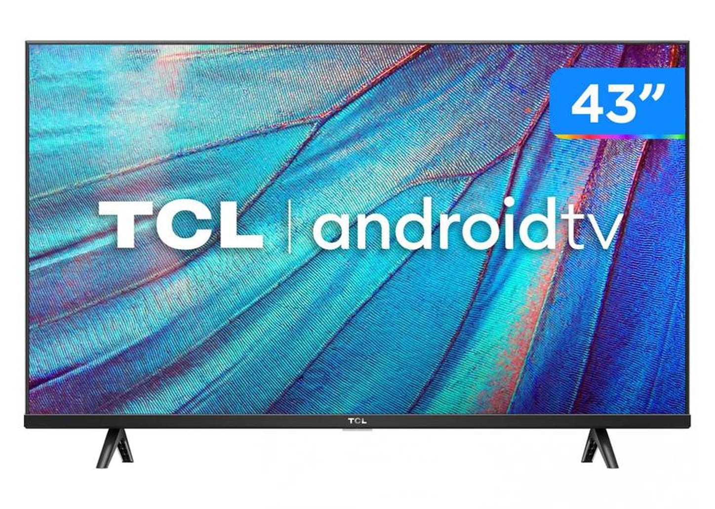 Smart TV 43” Full HD LED TCL Android TV 43S615 - VA Wi-Fi Bluetooth HDR Google Assistente Built-in
