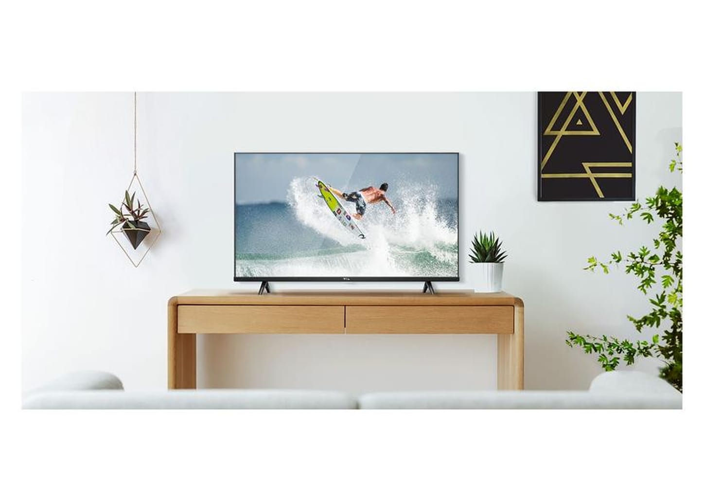 Smart TV 43” Full HD LED TCL Android TV 43S615 - VA Wi-Fi Bluetooth HDR Google Assistente Built-in