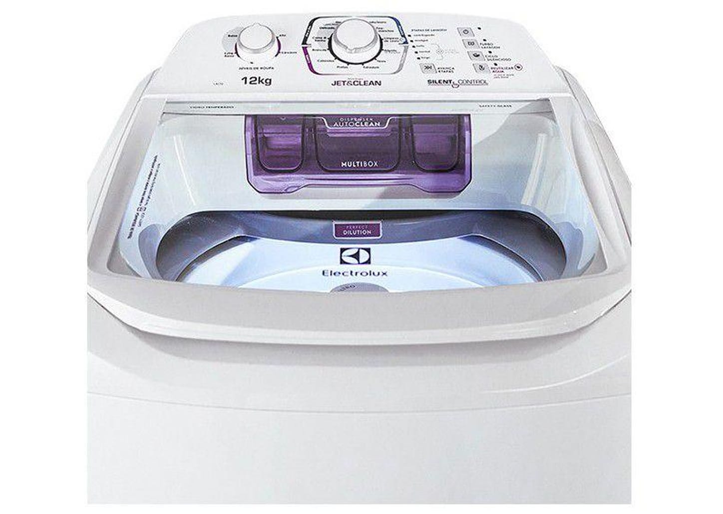 Lavadora de Roupas Electrolux LAC12 12Kg Cesto Inox 12 Programas de Lavagem