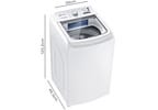 Lavadora de Roupas Electrolux Essential Care 14Kg Cesto Inox 11 Programas de Lavagem Branca