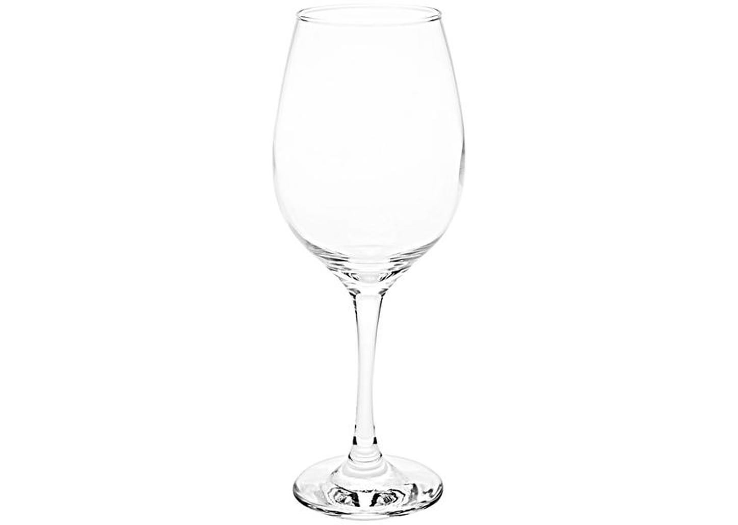 Jogo de Taças para Vinho Vidro 385ml 6 Peças - Nadir Barone