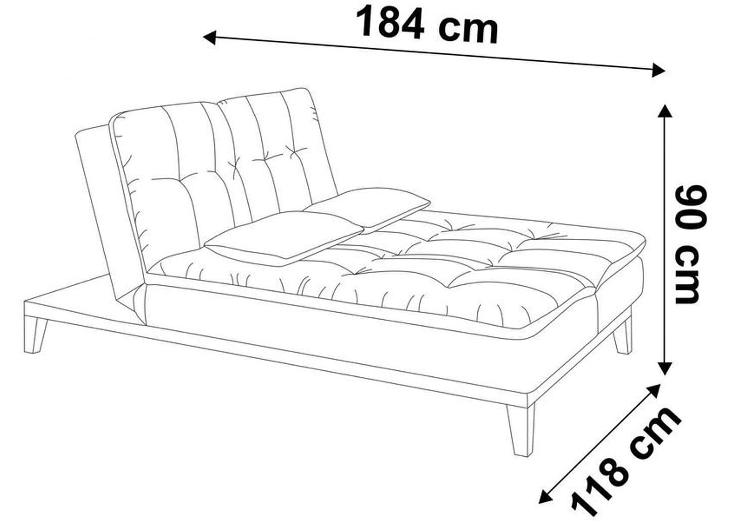 Sofá-cama Casal 3 Lugares Reclinável Suede Linoforte Jade BPM A2