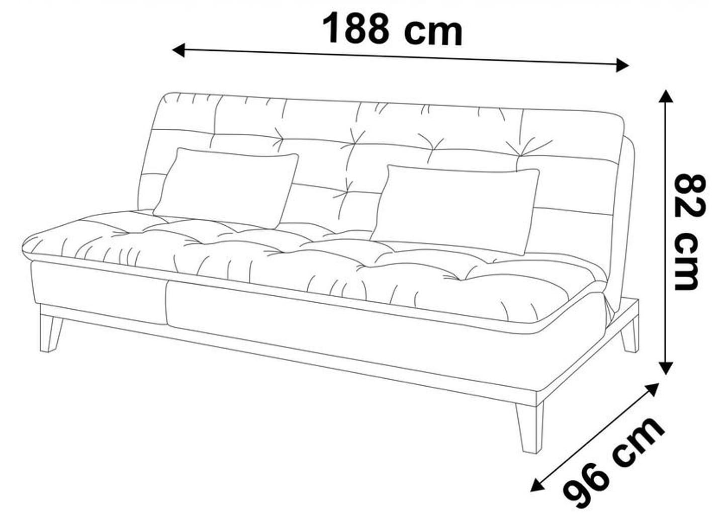 Sofá-cama Casal 3 Lugares Reclinável Suede Linoforte Jade BPM A2