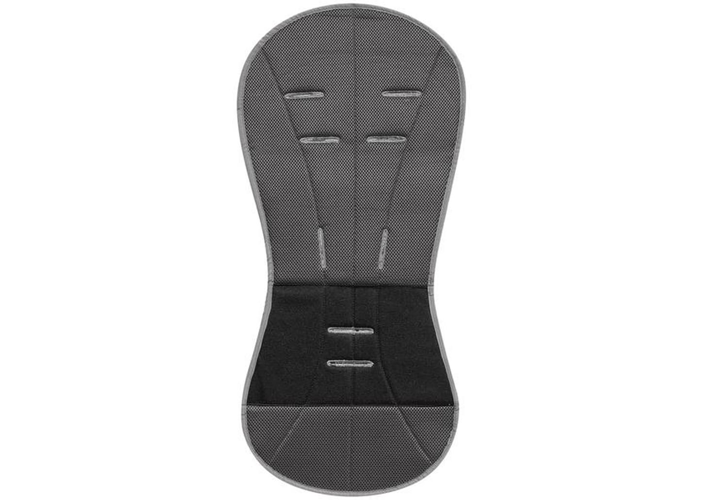 Almofada para Carrinho de Bebê Zig Zag Buba - Cinza