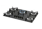 Cooktop 5 Bocas Fischer Preto a Gás GLP 1642