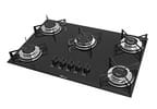 Cooktop 5 Bocas Fischer Preto a Gás GLP 1642