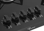 Cooktop 5 Bocas Fischer Preto a Gás GLP 1642