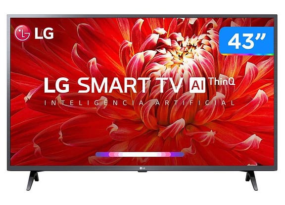 Smart TV 43” Full HD LED LG 43LM6370 60Hz - Wi-Fi Bluetooth HDR 3 HDMI 2 USB