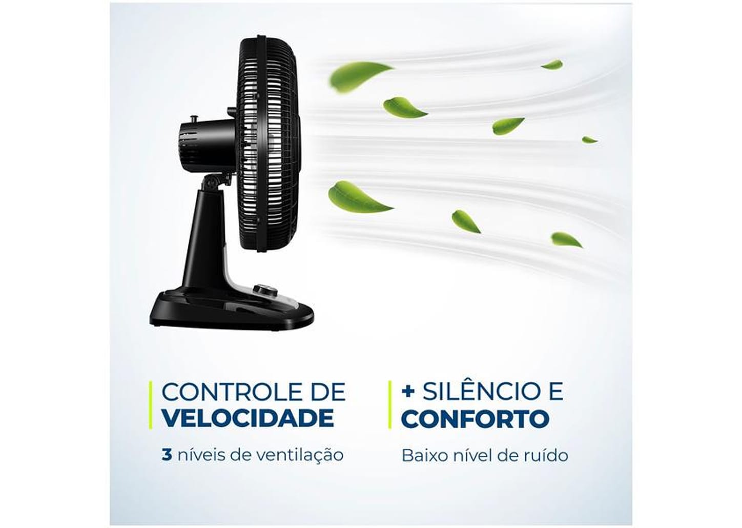 Ventilador de Mesa Mondial VTX-40-8P Turbo 40cm 3 Velocidades