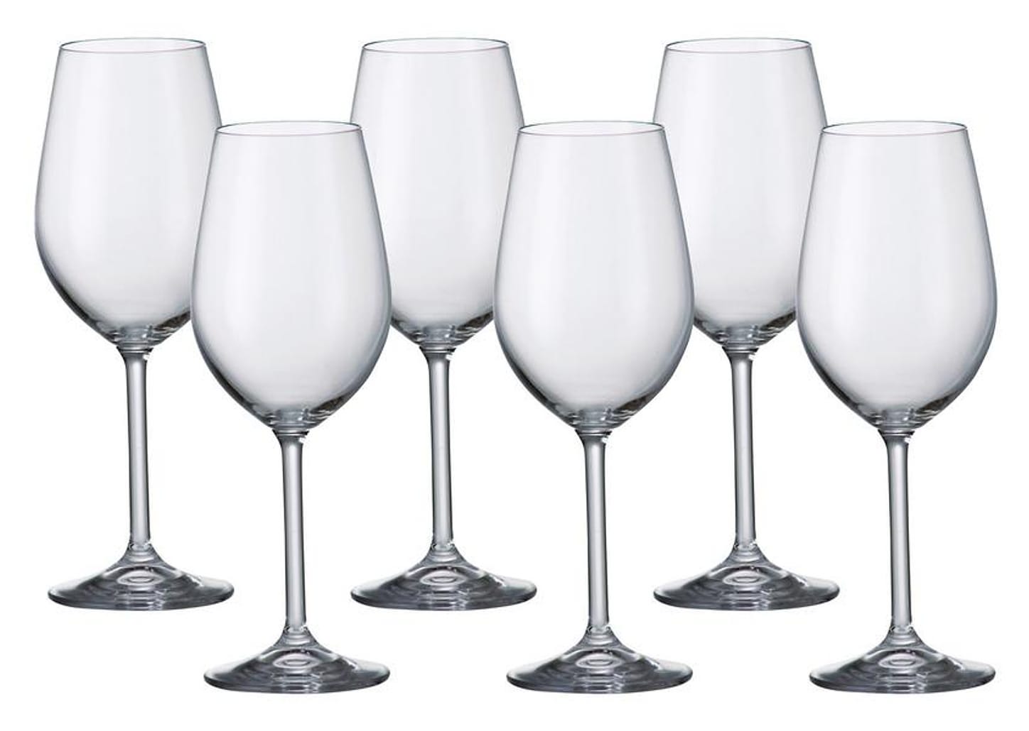 Jogo de Taças para Vinho Cristal 450ml 6 Peças Bohemia Gastro 4S032/450