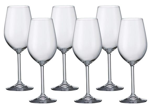 Jogo de Taças para Vinho Cristal 450ml 6 Peças Bohemia Gastro 4S032/450