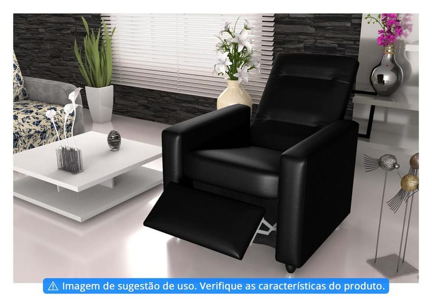 Poltrona Reclinável Moderno 2 Posições - Matrix Ranger