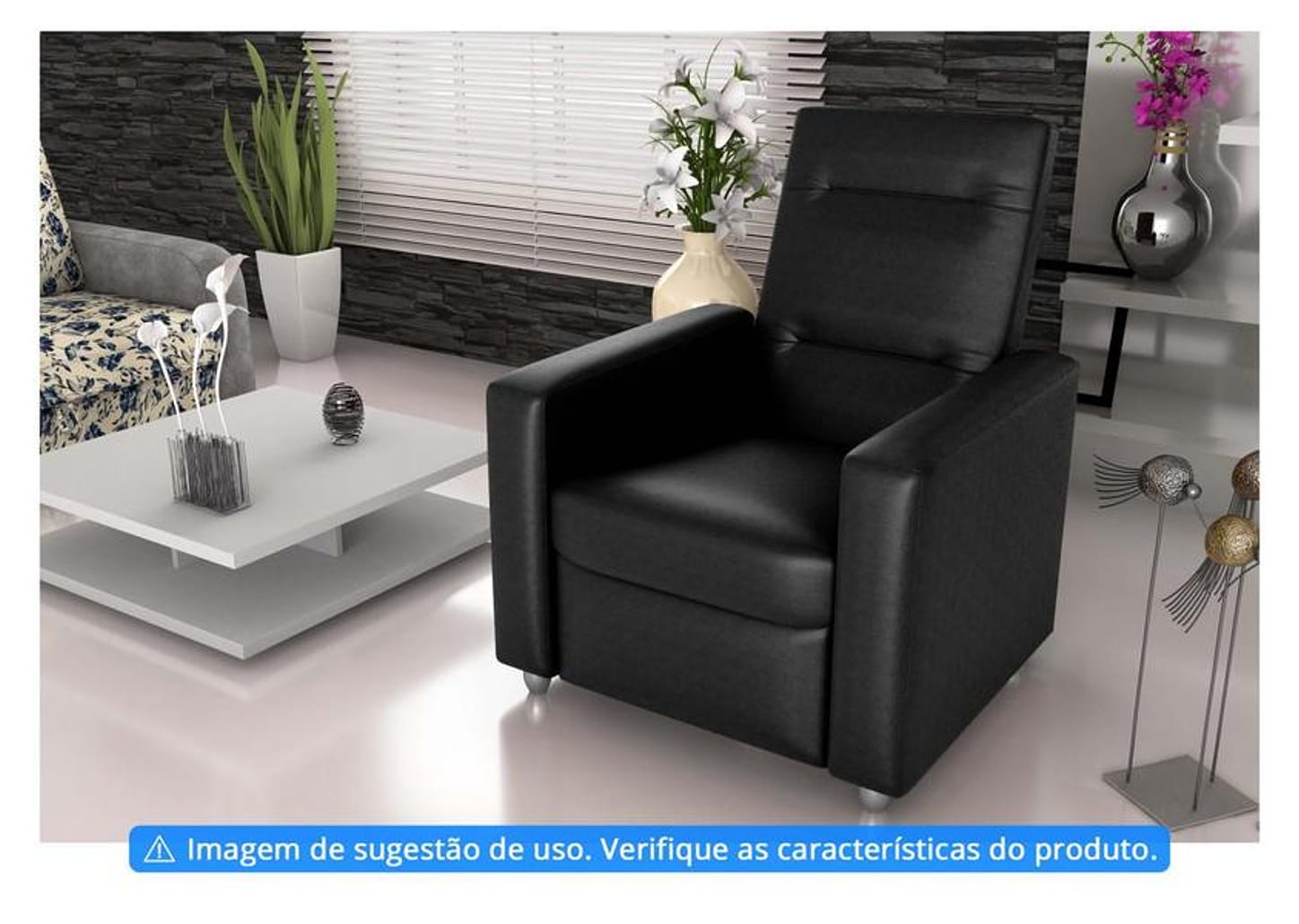 Poltrona Reclinável Moderno 2 Posições - Matrix Ranger